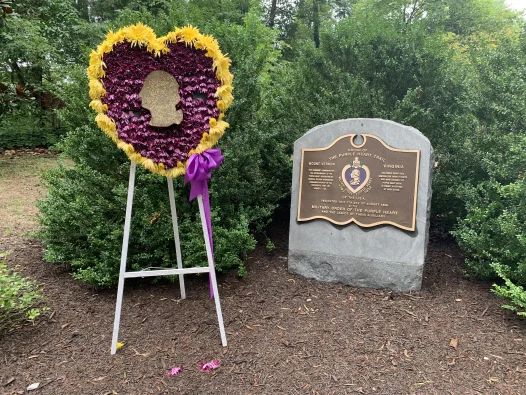 Purple Heart Trail Marker