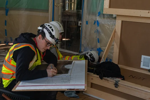 Documenting the New Room floors