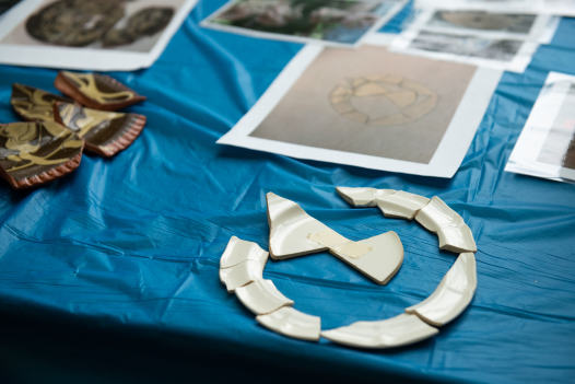 plate from archaeology find