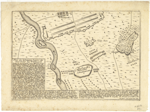 Plan of the Battle of White Marsh