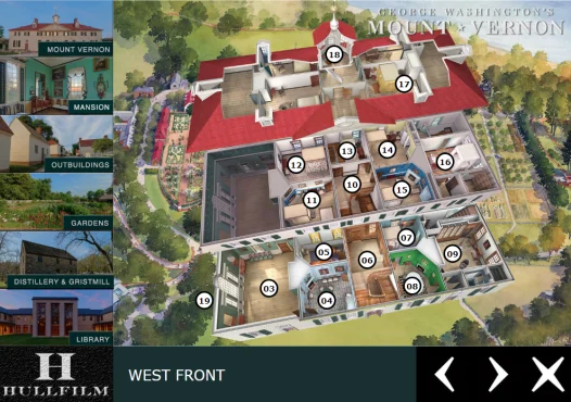 Virtual Tour map