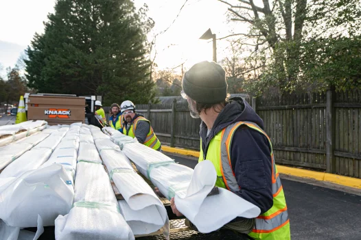 Floorboards transported