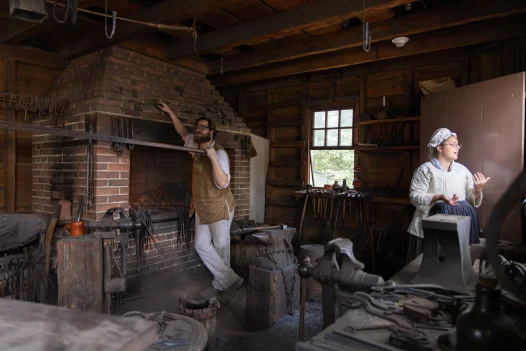 interpreters in the Blacksmith Shop