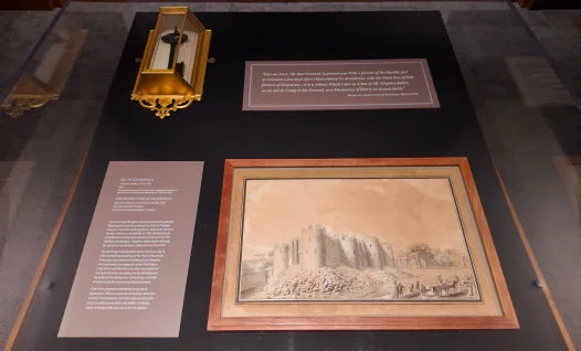 Destruction of the Bastille Drawing Museum Exhibit