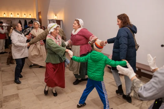 Guests Dancing at Mount Vernon by Candlelight