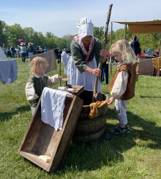 soap making demonstration at mount vernon