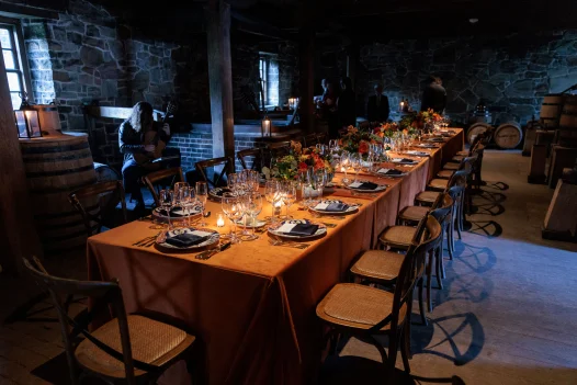 Mount Vernon Distillery Setup for Private Events