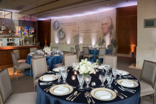 Mount Vernon Ford Orientation Center Setup for Private Events