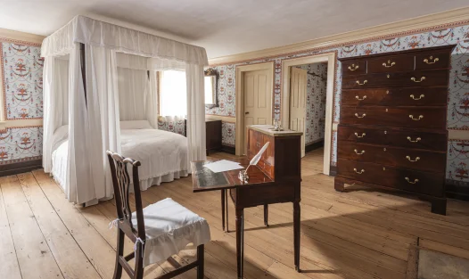 The Washingtons' Bedchamber at Mount Vernon