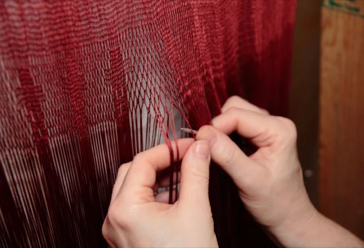 carol james weaving demo