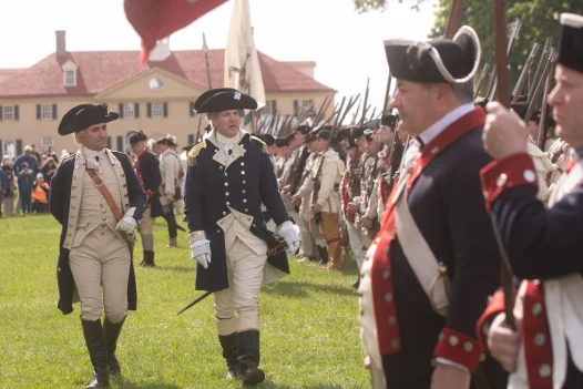Revolutionary War Weekend Washington Review of the Troops