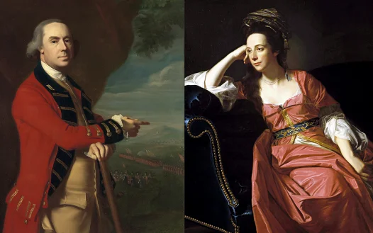 General Thomas Gage, John Singleton Copley, c. 1768, Yale Center for British Art  Mrs. Thomas Gage, John Singleton Copley, 1771, Timkin Museum of Art