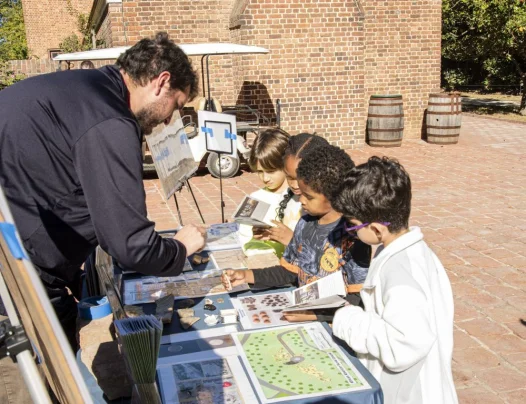 October Archaeology Days Children Interactive Table