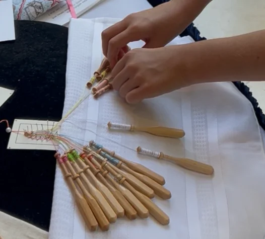 Bobbin Lace Making Homeschool Workshop