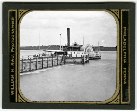Steamboat at the Wharf, 1860 (MVLA)