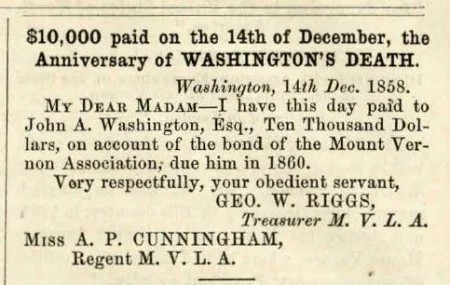 Mount Vernon Record, Vol I, No 7, January 1859, MVLA.