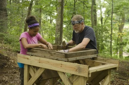 Work at the Slave Memorial & African American Burial Ground