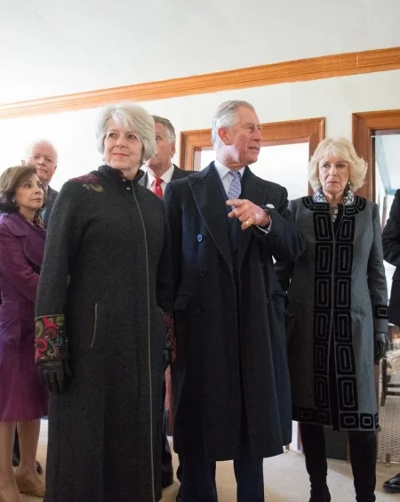 As Regent, Mrs. Lucas had the pleasure of hosting many esteemed visitors to Mount Vernon, including His Royal Highness, Charles, Prince of Wales, and Her Royal Highness, Camilla, Duchess of Cornwall of England. (MVLA)