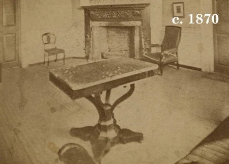 Dining room at Mount Vernon, c. 1870. Jarvis, J. F. (John Fillis), 1849-1931. MVLA.