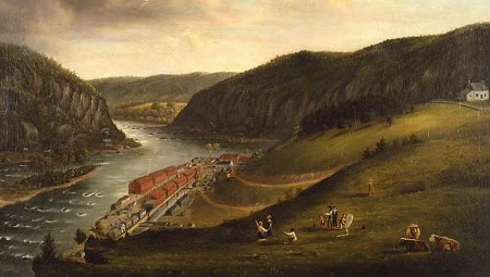 Harpers Ferry along the Potomac River in 1803 (Harpers Ferry NHP Historic Photo Collection [HF-628])