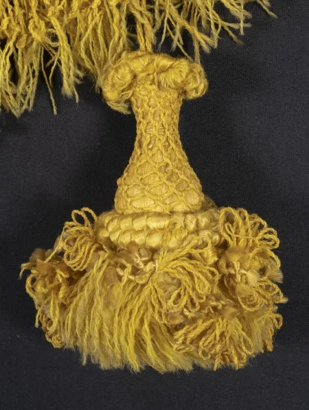 Extant bed hanging textiles, 1750-1780, United Kingdom. Winterthur Museum Collection, object number 1957.0073.007.