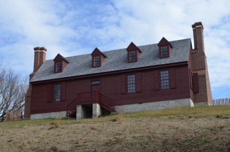 Today, a replica of Washington's home at Ferry Farm sits on the structure's original location. Photo courtesy of The George Washington Foundation.