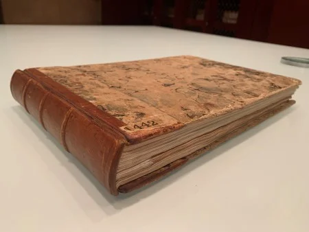Bound manuscript music belonging to Eleanor Parke Custis, 1797 (MVLA)