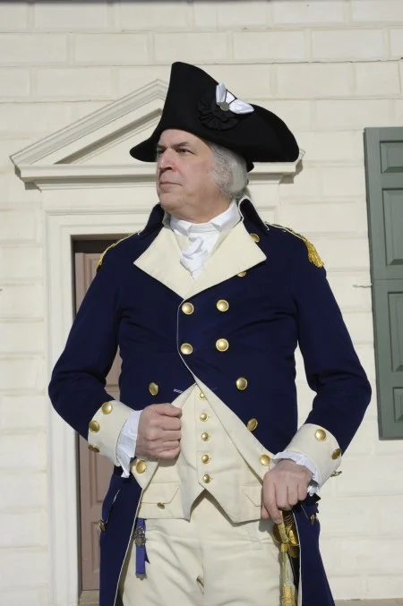 George Washington as portrayed by Dean Malissa at Mount Vernon