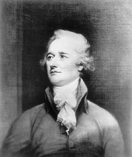 Secretary of the Treasury Alexander Hamilton worked closely with Washington to craft the Farewell Address. "Alexander Hamilton," John Trumbull, Detroit Publishing Co., Library of Congress.