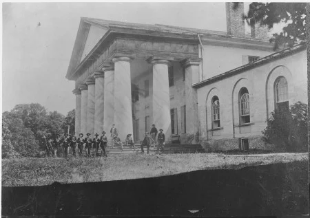 Union soldiers at Arlington House (Wikimedia)