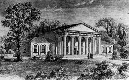 Arlington House from a sketch made before 1861 (Wikimedia)