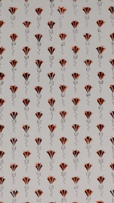 American or French, circa 1790-1800. This pattern is licensed to Adelphi Paper Hangings by The Farmers' Museum.