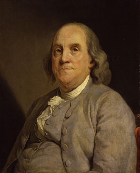 Benjamin Franklin did his best to lighten the mood with jokes when the mood got too tense during the convention (Wikimedia)