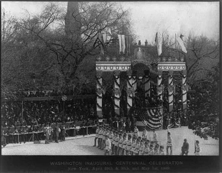 Massachusetts Cadets at Washington Inaugural Centennial Clelebration, New York City, April 29th & 30th, and May 1st, 1889 (LOC)