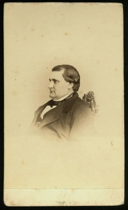 Photo of Prince Napoléon Joseph Charles Paul Bonaparte, 1861. Gift of Miss Caro Arnold of Montclair, N. J., 1953. (MVLA)