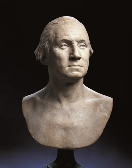 The Houdon Bust, Considered to be the most accurate likeness of George Washington, the bust has remained at Mount Vernon since its creation, one of the few original objects transferred to the Mount Vernon Ladies' Association when the organization came into possession of the estate in 1860. W-369
