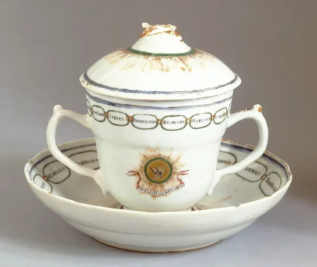 Martha Washington's Covered Cup, 1795, a gift from Andreas Everardus van Braam Houckgeest, MVLA W-1497/A&C