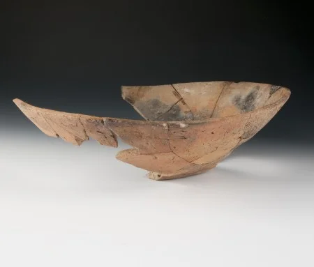 Colonoware milk pan, South Grove Midden. (MVLA)