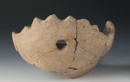 Colonoware vessel, House for Families, MVLA.  