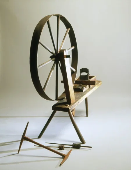 Quilling wheel, 1775-1800, Purchased with funds provided by the Mid-West Tool Collectors Ladies Auxiliary, 2003, M-4310. (MVLA)