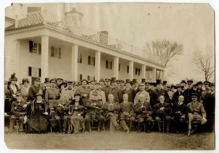 French and British Missions visit Mount Vernon, April 29, 1917, Committee on Public Information, MVLA. 