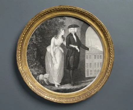 Sterne Conducting Maria into Moulines (published in London, 1786) Gift of Sarah Howard Caldwell, 1959 (W-2254).