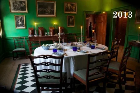 Dining Room at Mount Vernon, 2013. MVLA.