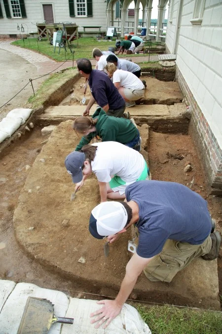 Kitchen excavation, 2013. (MVLA)