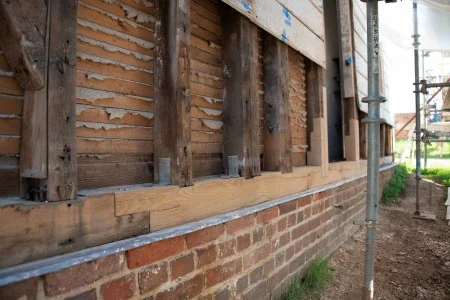 The new sill section is successfully installed. (MVLA)