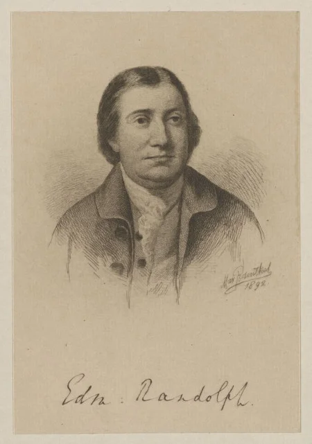 Edmund Randolph by Max Rosenthal, 1892, Library of Congress