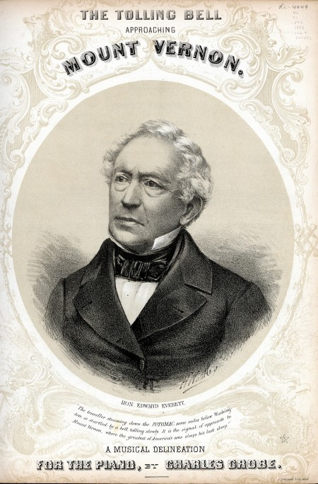Performance by Edward Everett to support Mount Vernon, MVLA.