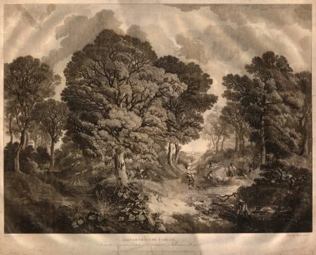 Gainsborough’s Forest, Maria Catherina Prestel after Thomas Gainsborough, 1790 
© Trustees of the British Museum