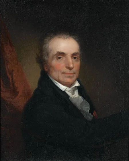 Portrait of Jean-Antoine Houdon, Rembrandt Peale, 1808. (Wikimedia)
