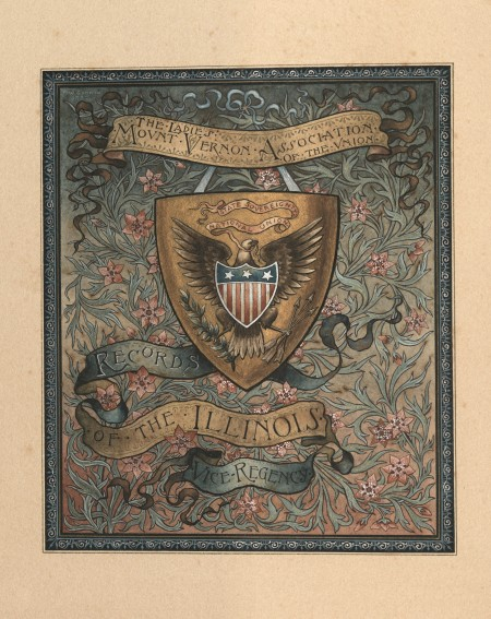 Bound history of the Illinois Vice Regency, ca. 1885 (MVLA)